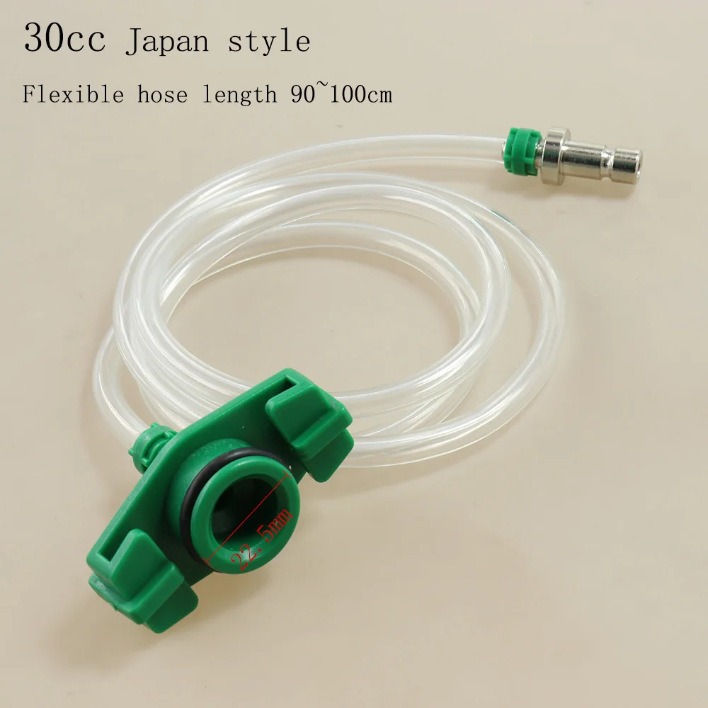 5cc 10cc 10ML 30cc/55CC Air Tube Dispenser Syringe Barrel Needle Tip Japan US Style Valve Connection Adapter