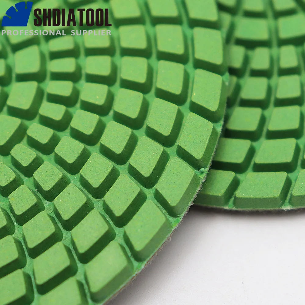 5pcs 4" #3000 Professional Diamond Flexible wet polishing pads for stone, ceramic/tile, Sanding discs for stone