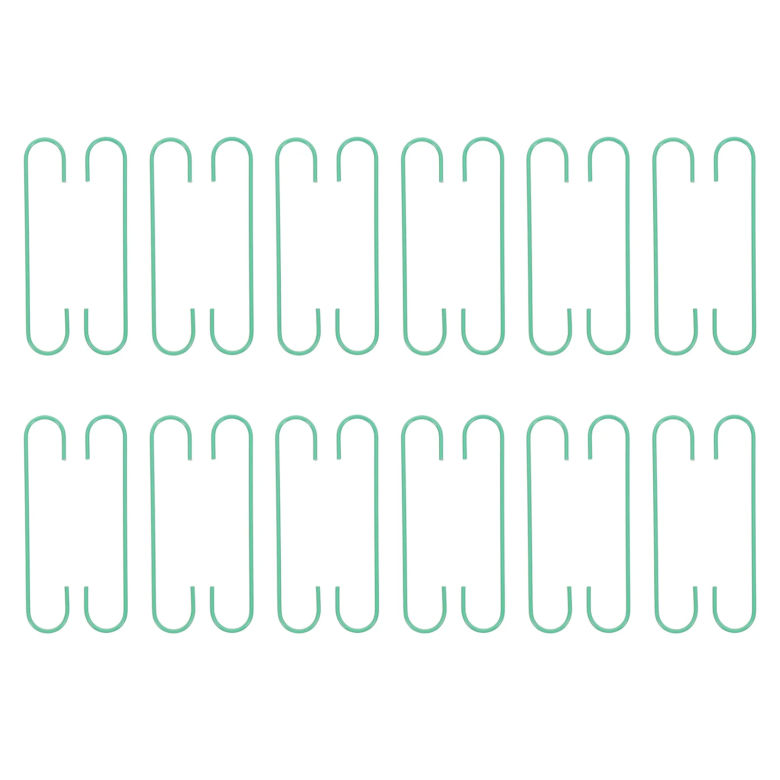 

100Pcs Decorative Hanging Hooks Green Mini Metal Hangers Xmas Tree Ornament Clips Multi-Functional Christmas Decoration