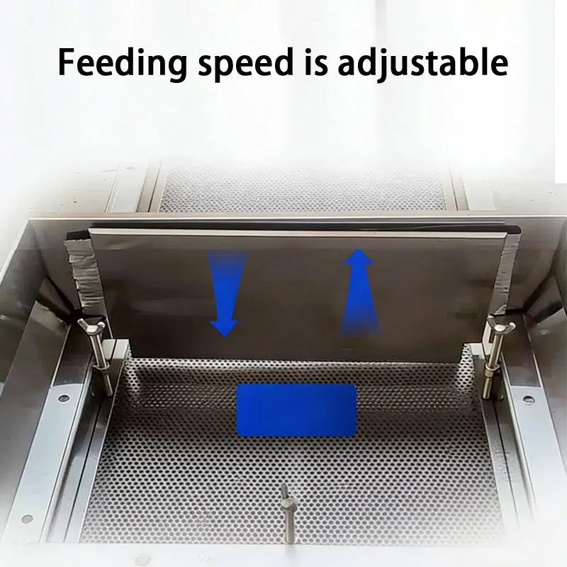 50*120cm Vibrating Sieve Machine Stainless Steel Vibrating Separator Industrial Plastic Grain Tea Separation Screen Equipment