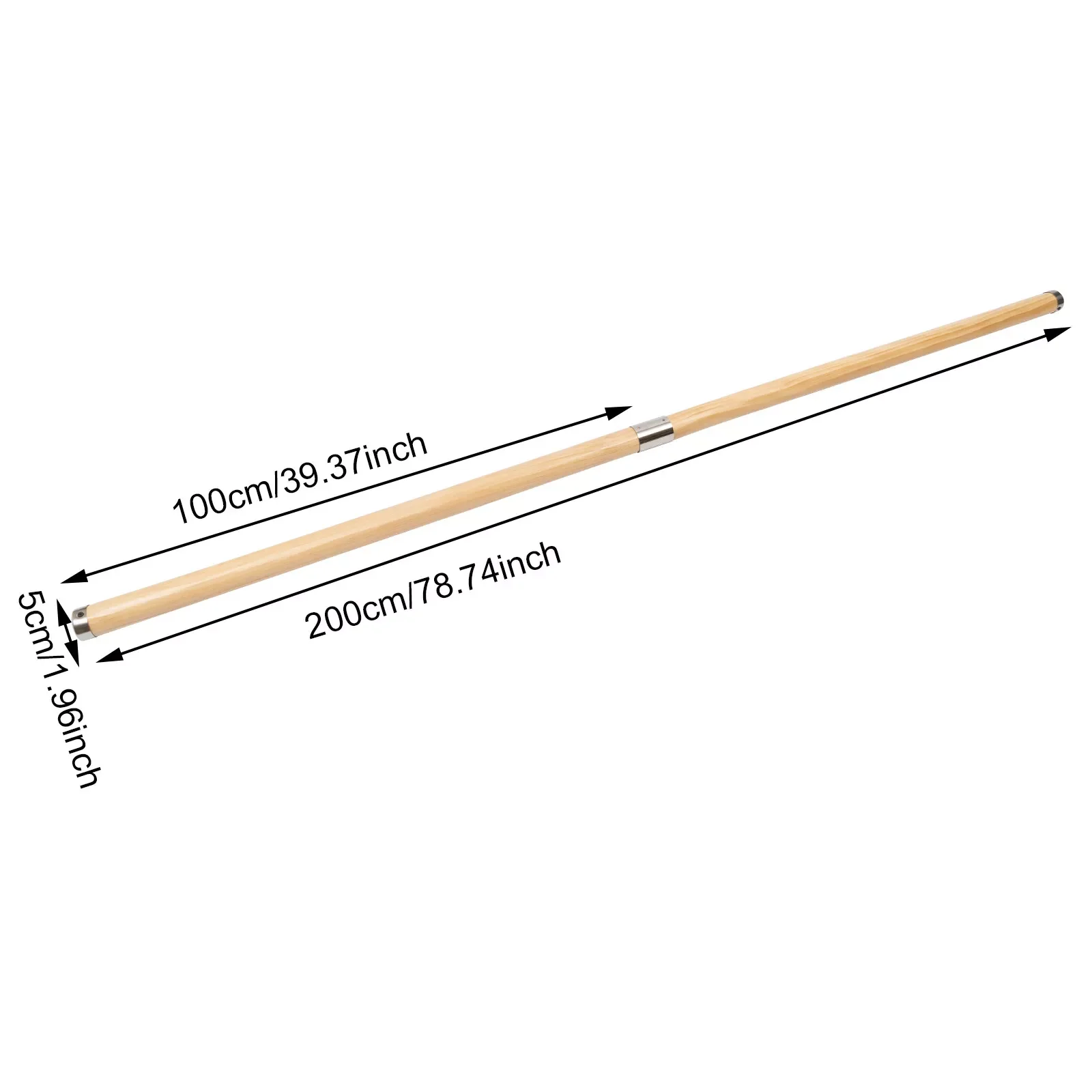 Mains courantes d'escalier en bois coordonnantes, escalier de couloir, garde-corps domestique, US, 6,6 pieds