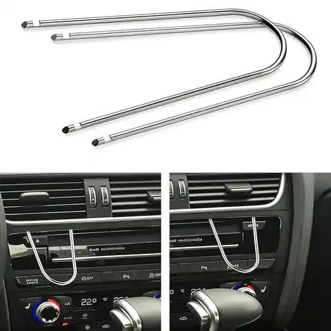 For for Citroen Peugeot Radio Removal Tool Kit Stainless Steel U Shaped Key 2 Pieces Car Stereo Disassembly Pry Kit for Truck