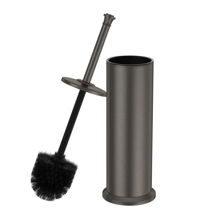 

Toilet Brush and HolderExtra Long Handled Toilet Brush for BathroomStainless Steel Heavy Duty Toilet Bowl Brush,Removable Inner