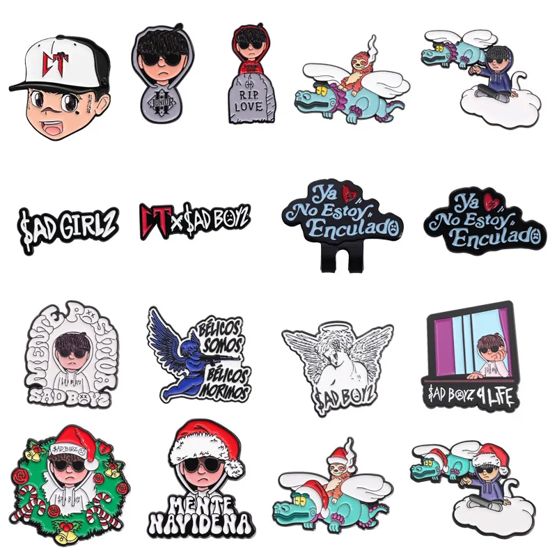 Golf Badge Hat Decoration Hat Clip Brooch for Clothes Cartoon Anime Image Baked Paint Badge Pin for Backpacks Badges on Backpack