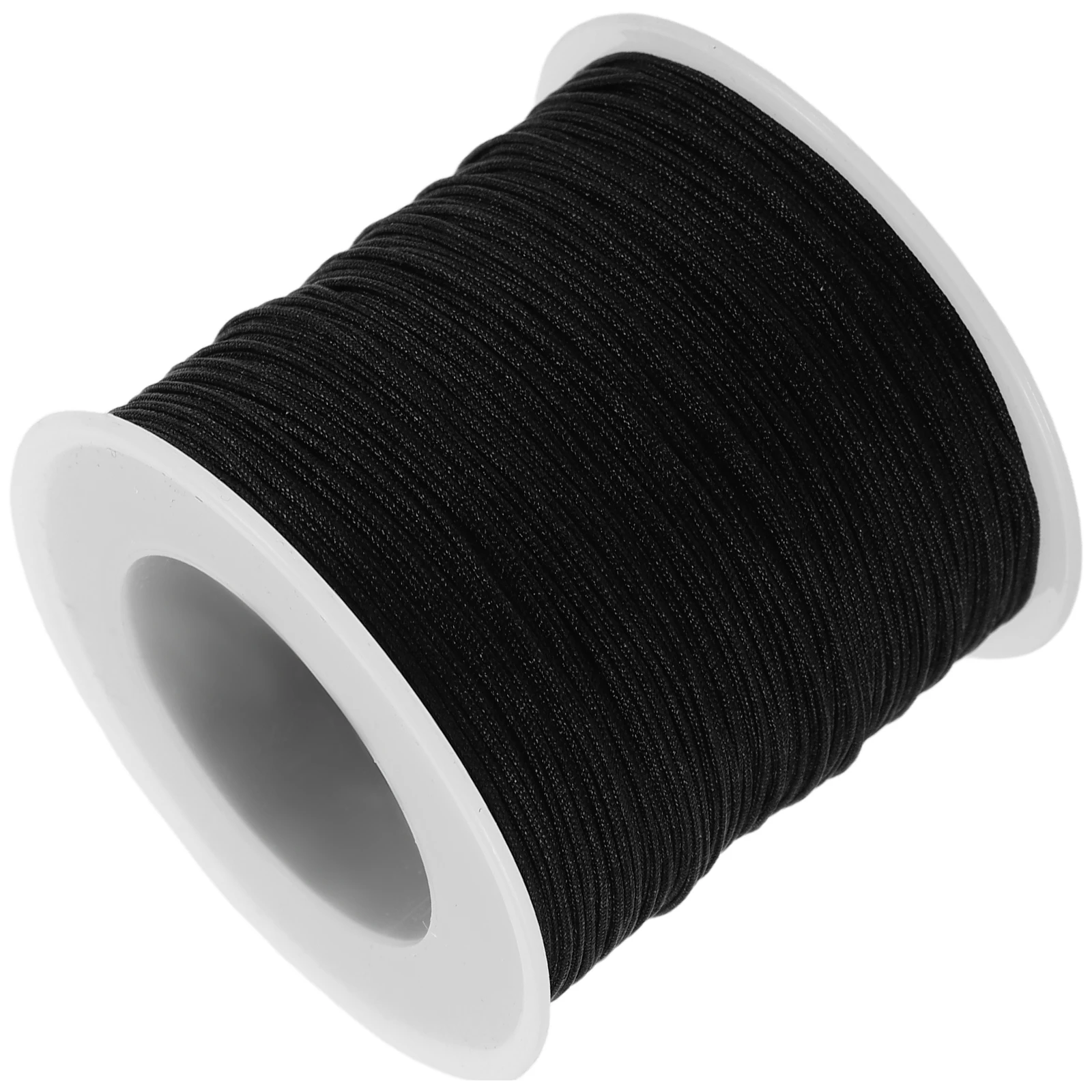

Nylon Cord 0 8mm Black Braided Rope for Jewelry Beading Crafts Outdoor Camping Fishing Climbing Durable Tarred String