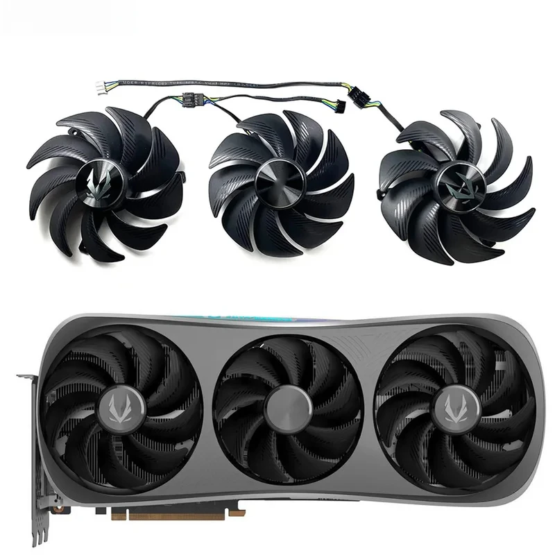 GAH3S2H 4Pin GPU Cooling Fan For ZOTAC RTX4080 4090 TRINITY OC Graphics Video Card