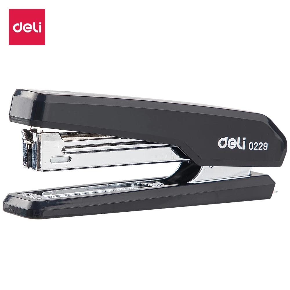 DELI Stapler 10#Durable Stapling Machine Metal Structure Paper Binding Tools Office Supplies