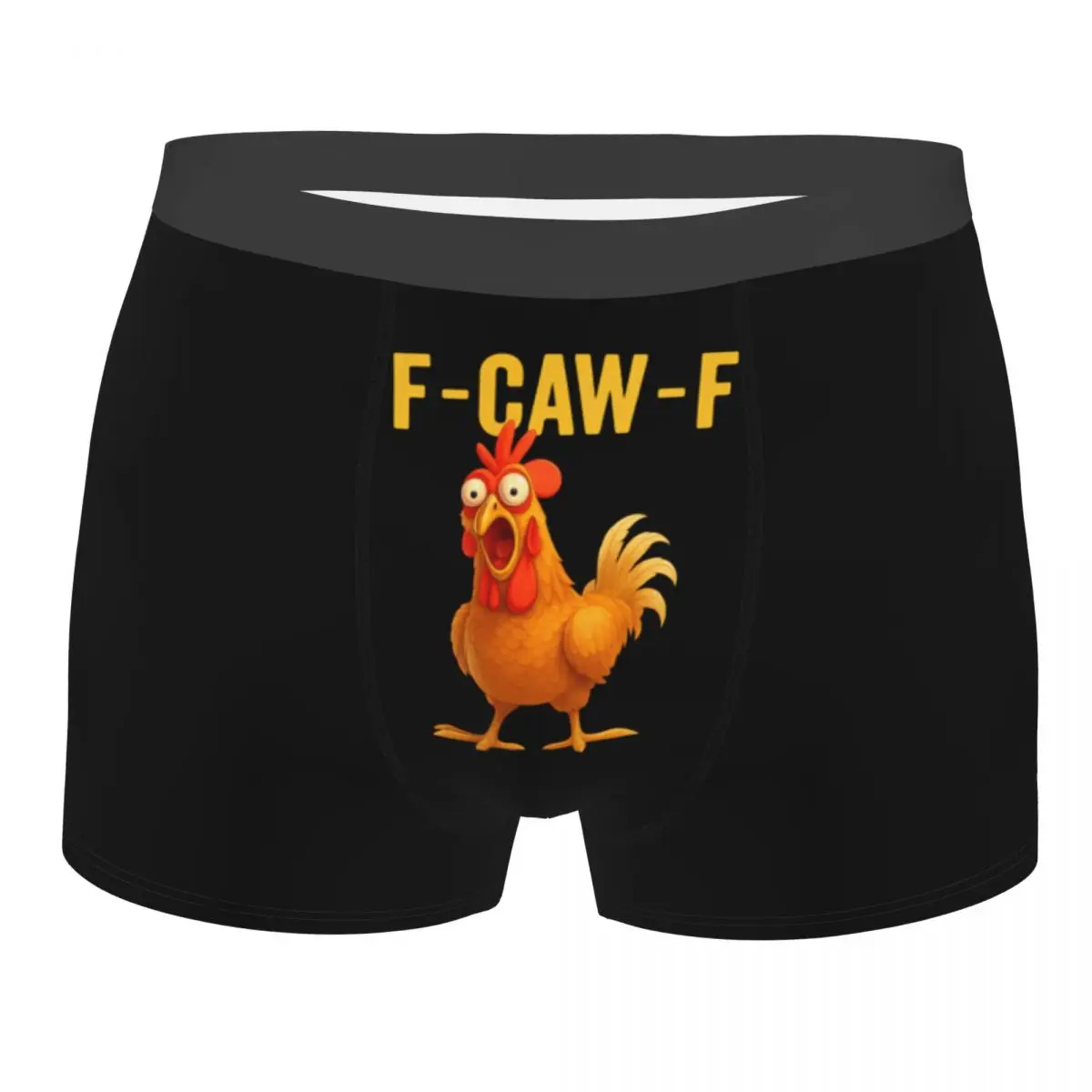 

Custom Cool Funny F Caw F Chicken Boxers Shorts Panties Men's Underpants Stretch Briefs Underwear