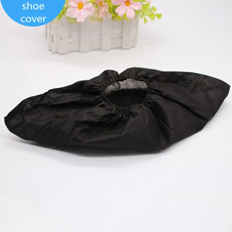 1 Pair Thicken Non-woven Shoe Cover Reusable Washable Students Adult Shoe Cover Dustproof Household Non-slip Foot Cover