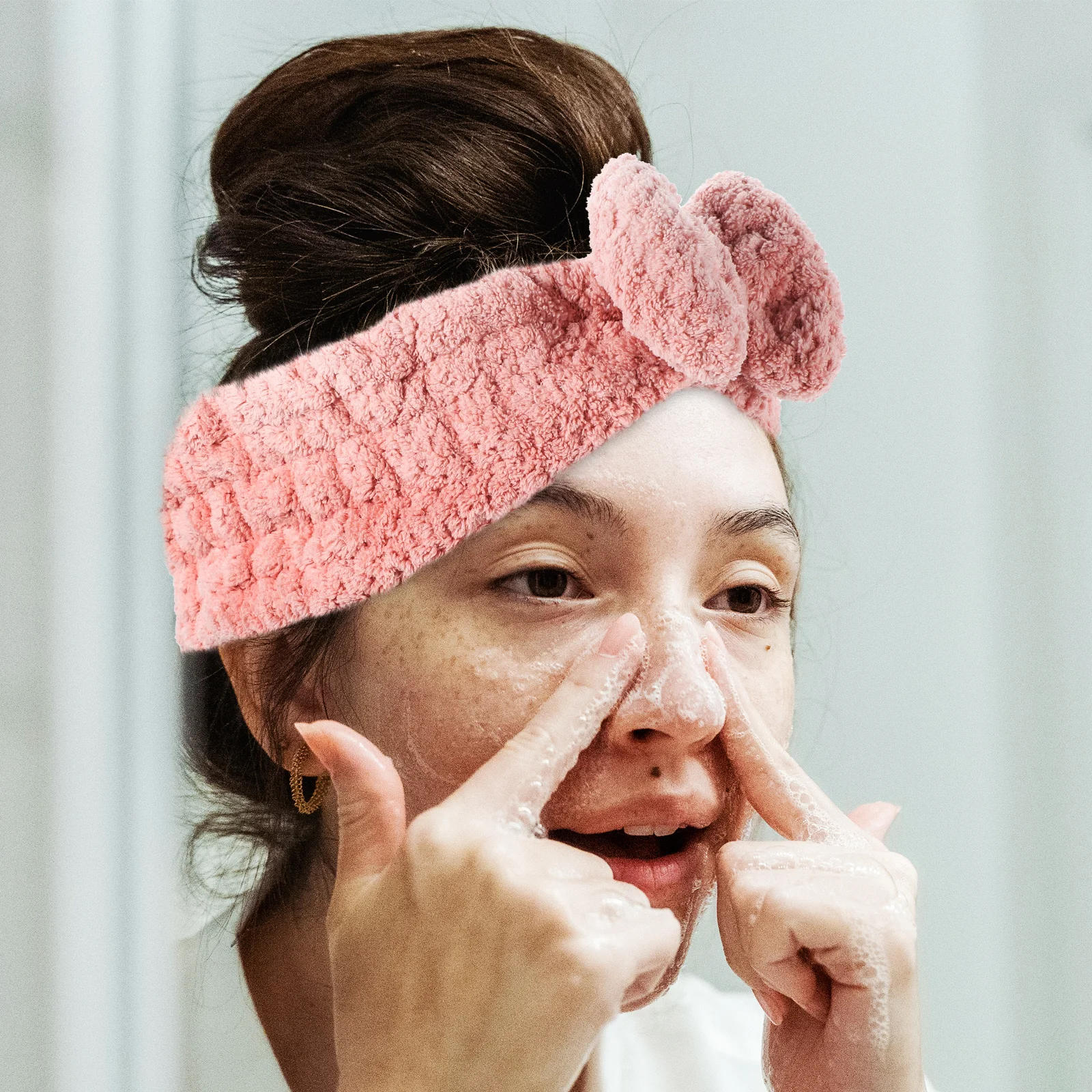 3 pçs arco bandana para lavar o rosto macio elástico maquiagem headbands spa banho feminino meninas cabelo meninas hairband acessório