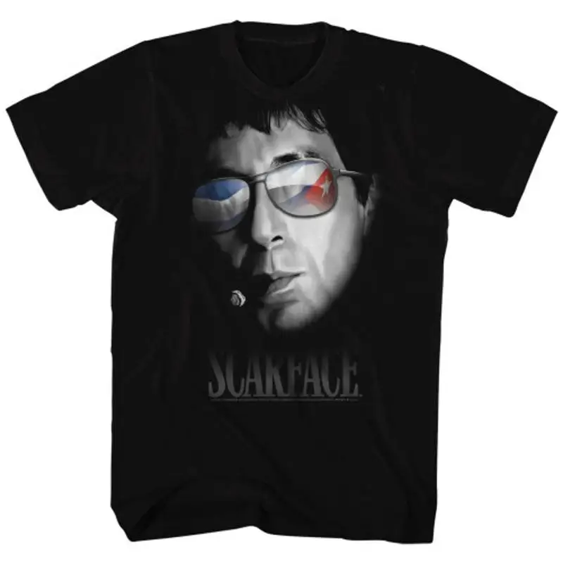 

Scarface Cuban Aviators Black T Shirt