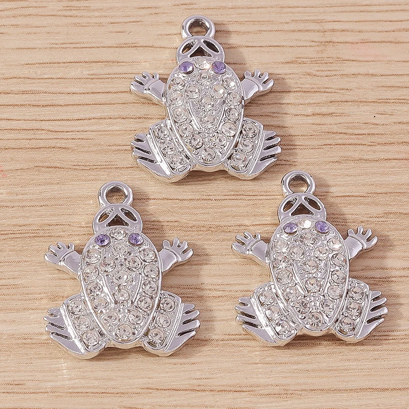 Tusember 10 Stück 17*21mm Niedliche Kristall-Häschen-Anhänger für DIY Handgemachten Schmuck, Armband-, Halsketten- und Ohrring-Zubehör – Detail 37