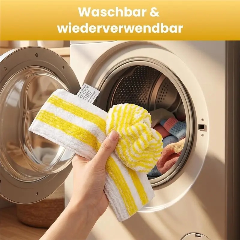 A23F-Set Of 14 Mop Covers Microfiber For Karcher SC 2/3/4/5 Easyfix Steam Cleaner, Floor Cloths& Hand Nozzle Covers