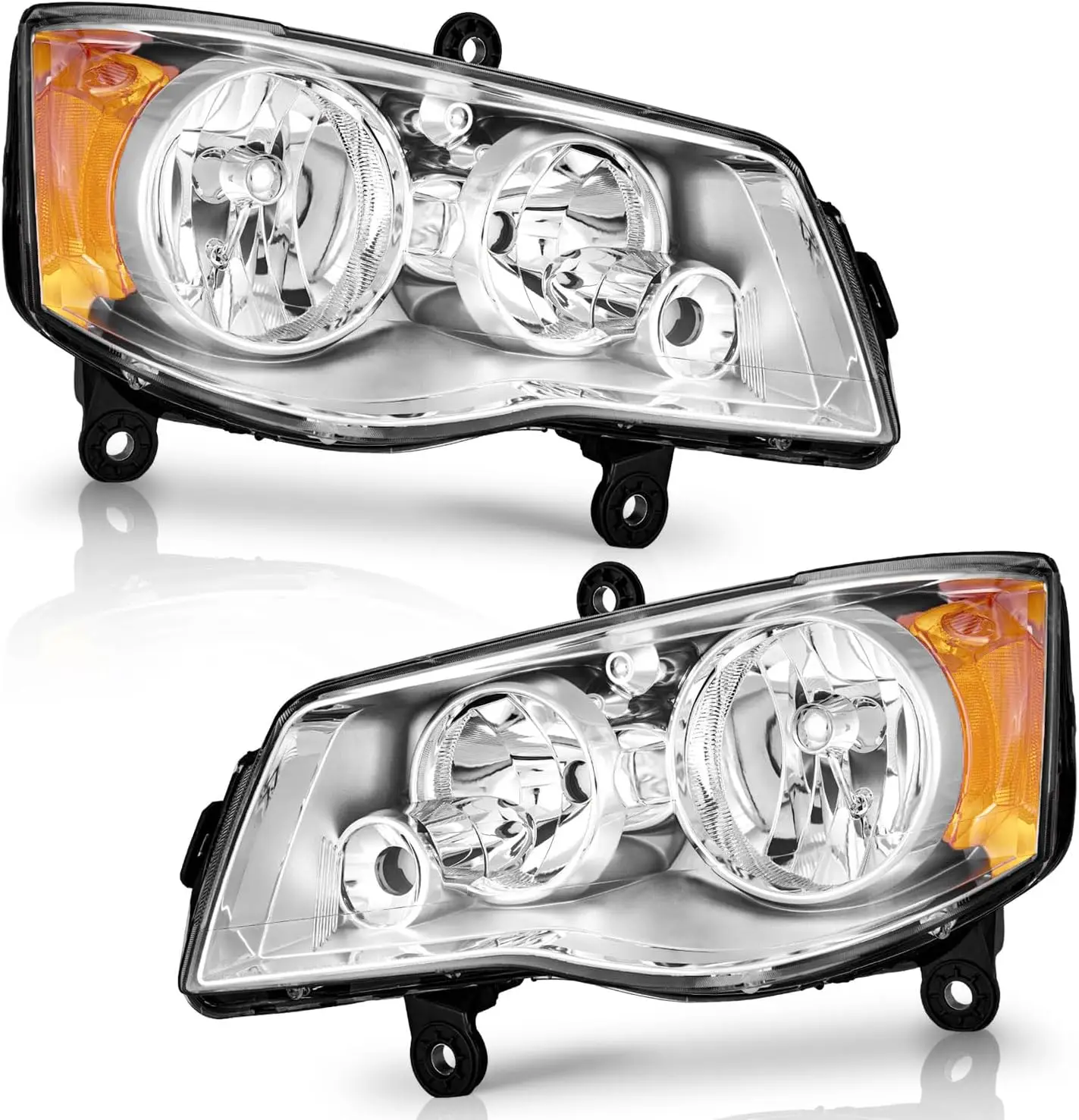 

Для 2011-2020 Dodge Grand Caravan фара в сборе, совместимая с с с сменной головкой Chrysler Town Country 2008-2016 гг.