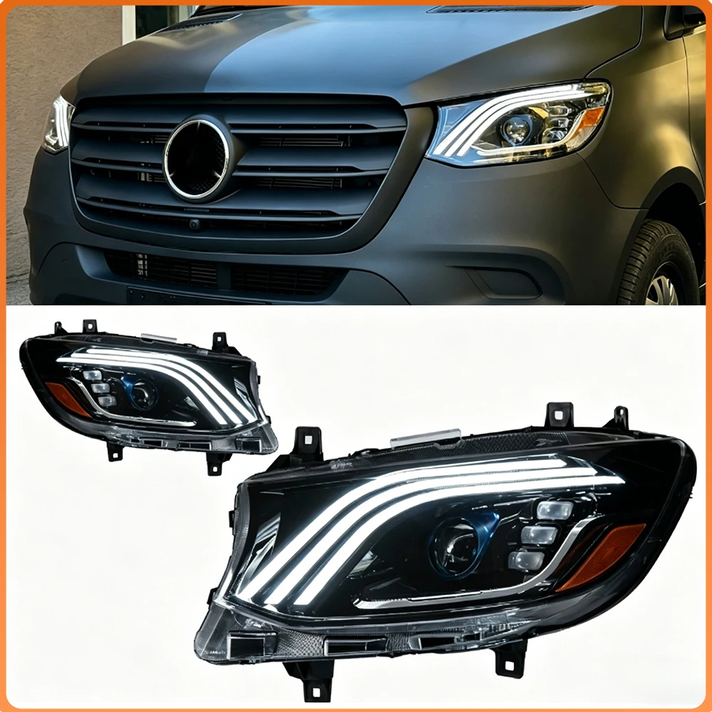 

Светодиодные фары в стиле Maybach для Mercedes-Benz W447 Vito V260 V-Class 2016-2023, комплект для установки, Plug and Play, аксессуары