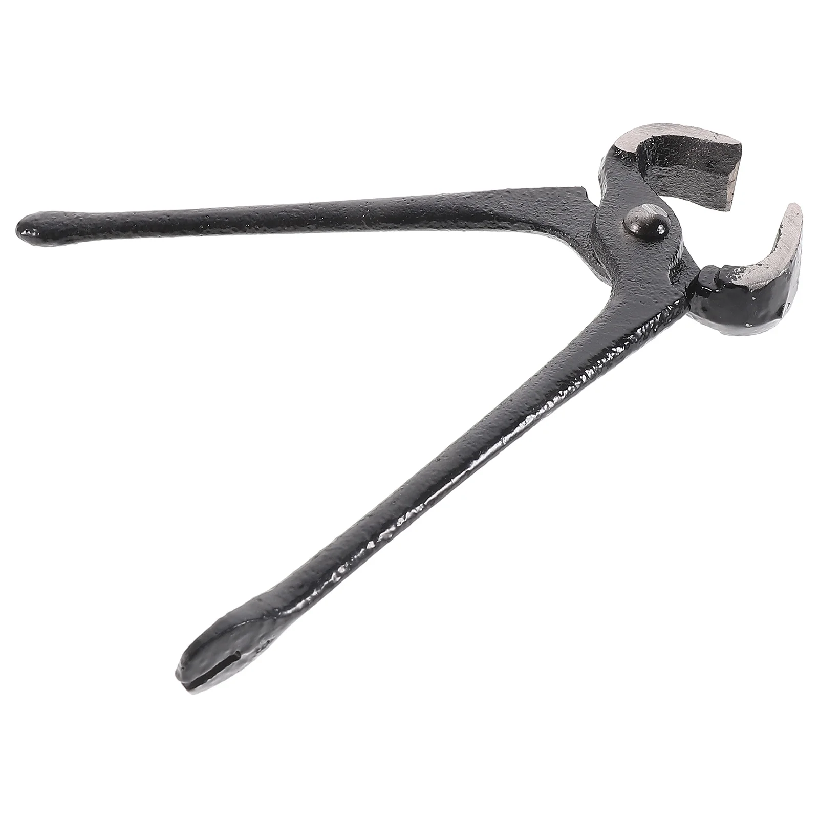 Pinza per riparazione scarpe in ferro duro nero da 15 cm, strumento per rimuovere le unghie, per scarpe con tacco alto, stantuffo in metallo durevole, perfetto per