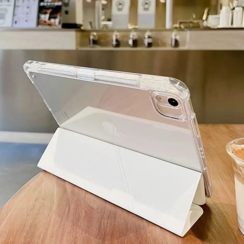 For iPad Air 5th 6th 12th 11th iPad Pro 11 12.9 13 Air 11 M4 10th Gen 10.9 10.2 9th 8th 9.7 Mini 7 6 Smart Case with Pen Holder 5