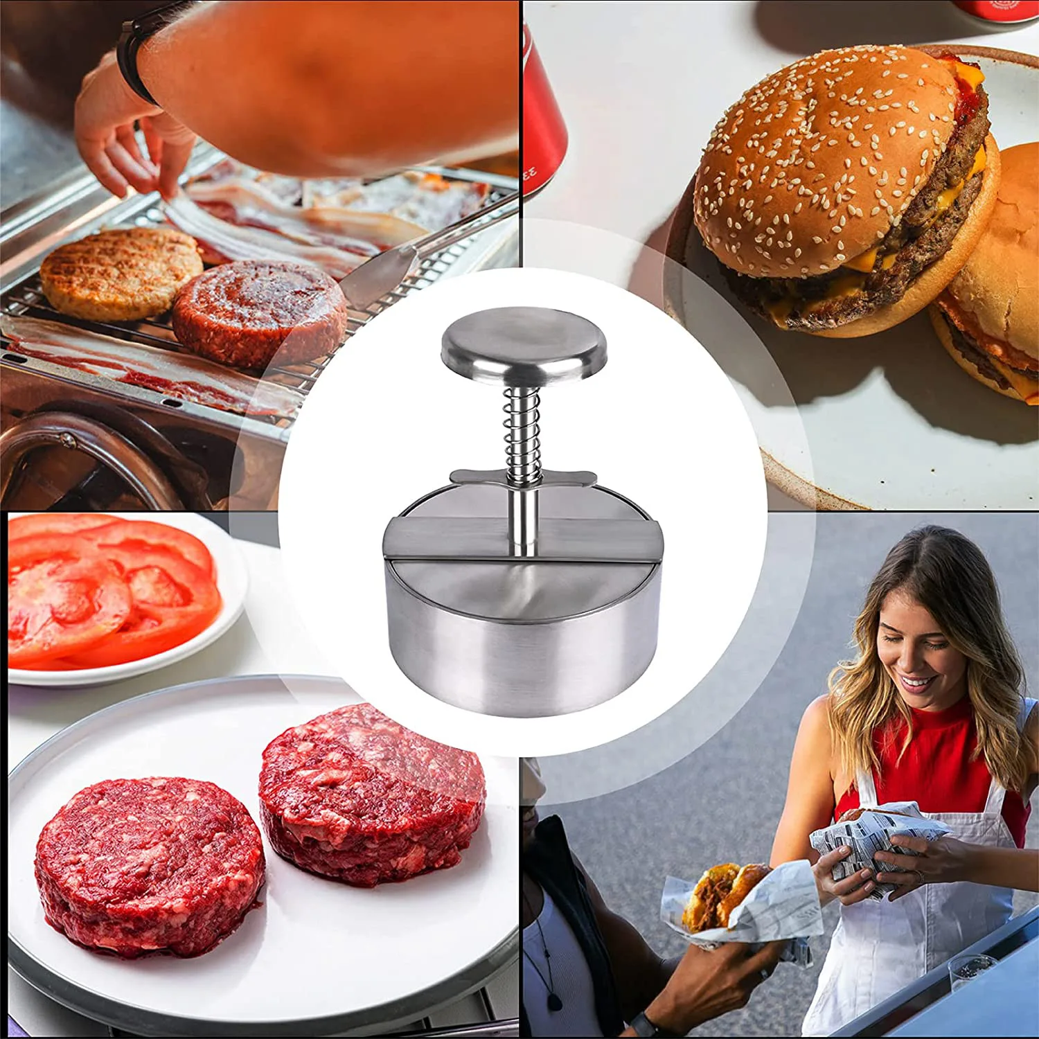 Manual Meat Pie Press Mold, Burger Press, Kitchen Tools, Burger Machine, Steak, Haché, Hamburguesa