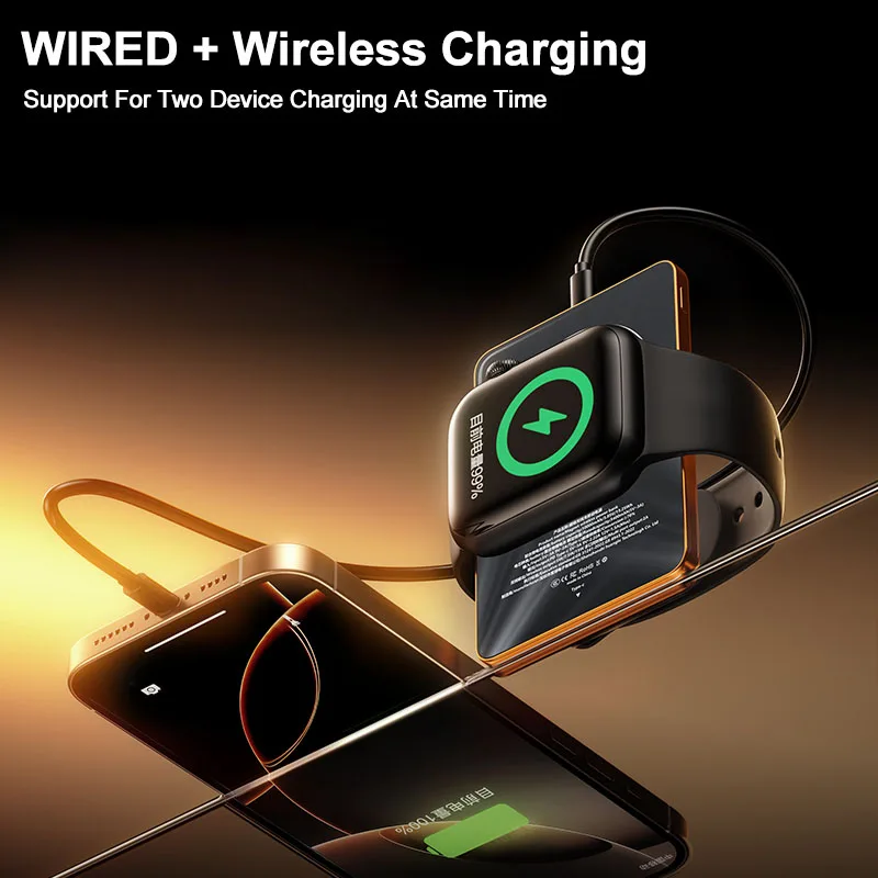 2026 NEW 10000mAh Power Bank Super Fast Charging PD20W Magnetic Qi Wireless Charger for Magsafe iPhone Samsung Xiaomi Power Bank view 5