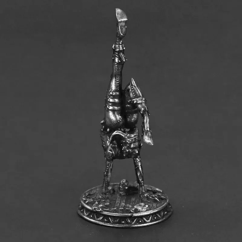 Headless Clown Metal Toy Model Car Ornament for Men Gifts Upside-down Joker Warring Warrior Archer Static Soldier Model