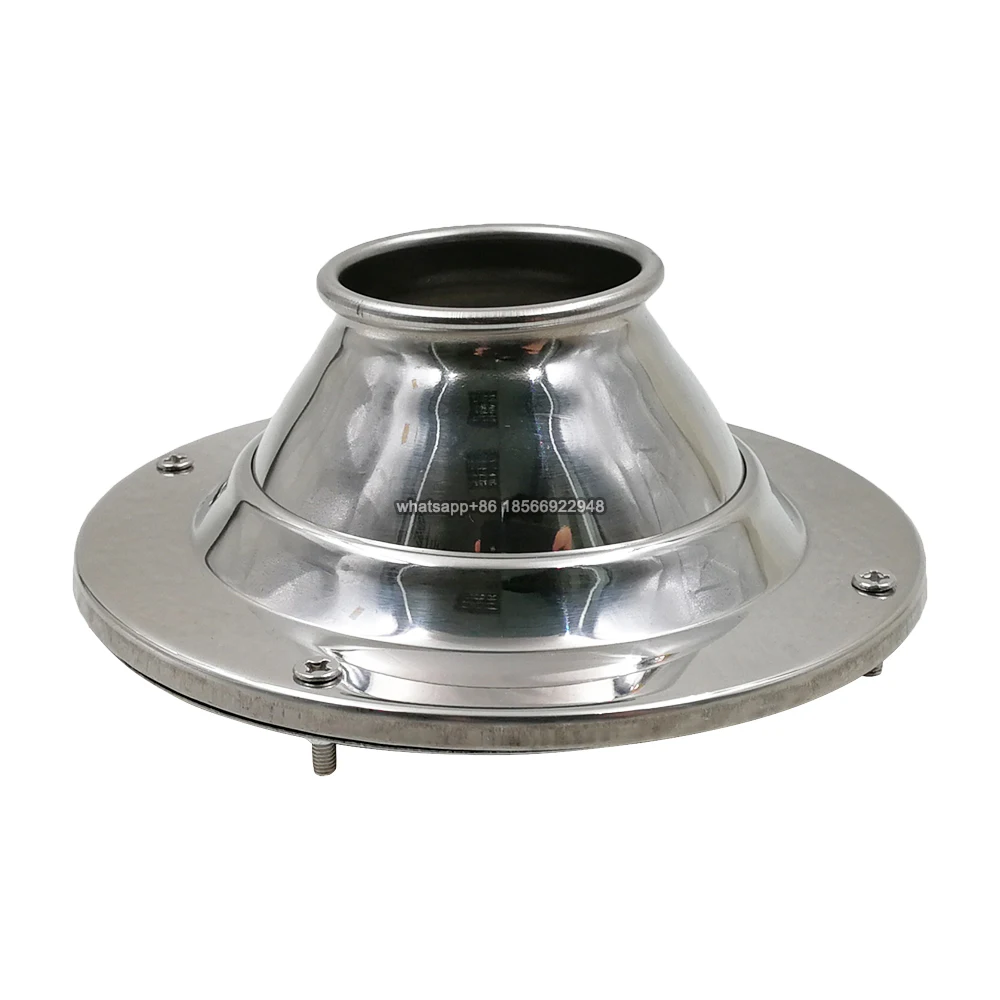 304 Stainless Steel Fixed Air Shower Nozzle High Speed Wind Spray Nozzle for Cleanroom Air Shower Room