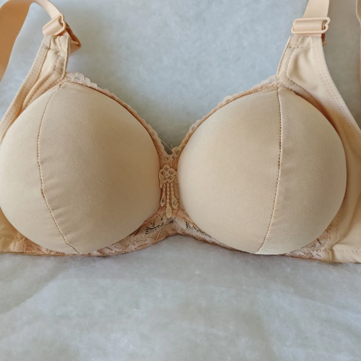 G Cup Fully Pad Man Wear Handmade Skin Color Cotton Blended Puffy Soft Touch Cosplay Costumes Bra Top Party DJ Club Bar Dance