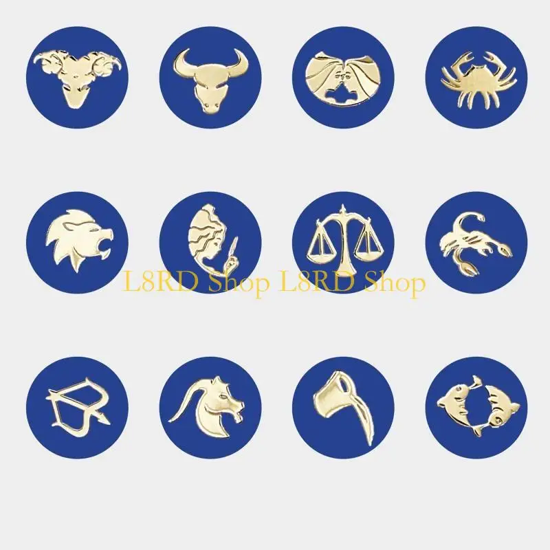 L8RD UNIL ART CHARMS Constelação constelação Decorações arte na unha Pressione Pressione as dicas