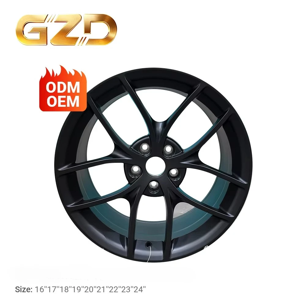 Hot Sale Alloy Wheels For Car 16-24 Inch Style Black Alloy Passenger Car Wheels Best Selling Aluminum Alloy Forged Wheels