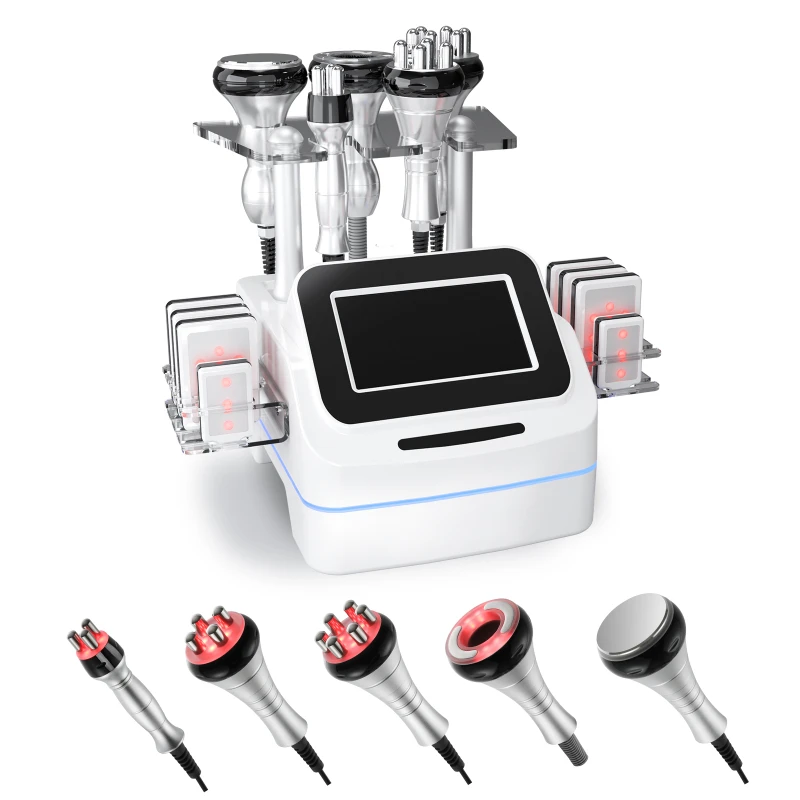 Newest 6 in 1 Body Shaping Machine 40K Loss Weight Ultrasonic Cavitation Vacuum Slimming Device Salon Spa