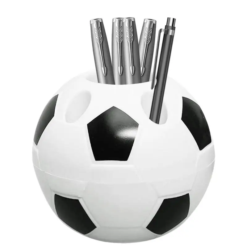 Pen Organizer For Desk Cute Soccer Pen Holder Desk Pencil Holder Organizer Practical Pen Storage Containers Pencil Desk Holder