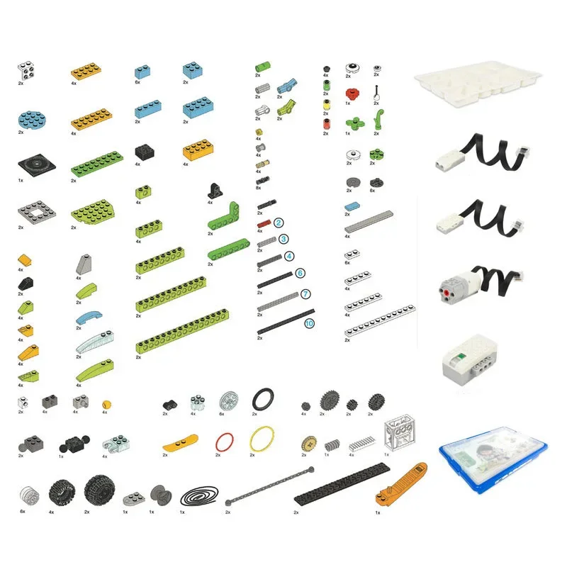 새로운 기술 WeDo 2.0 코어 교육 세트 빌딩 블록 책 DIY 부품 45300 스크래치 3.0 어린이 장난감 크리스마스 선물