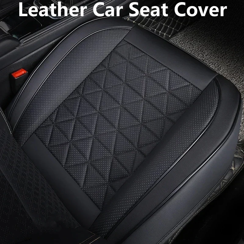 Universal Front Car Seat Covers PU Leather Interior Automobiles Seats Cover Auto Seat-Cover Protector Chair Pads Accessories