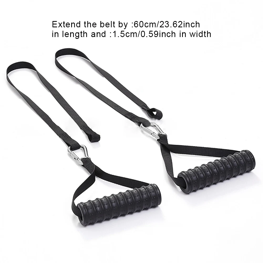 Tricep Rope Straight Bar Cable Machine Lat Pull Down Attachment for Chest Muscle Workout for Push Downs Crunches Facepulls