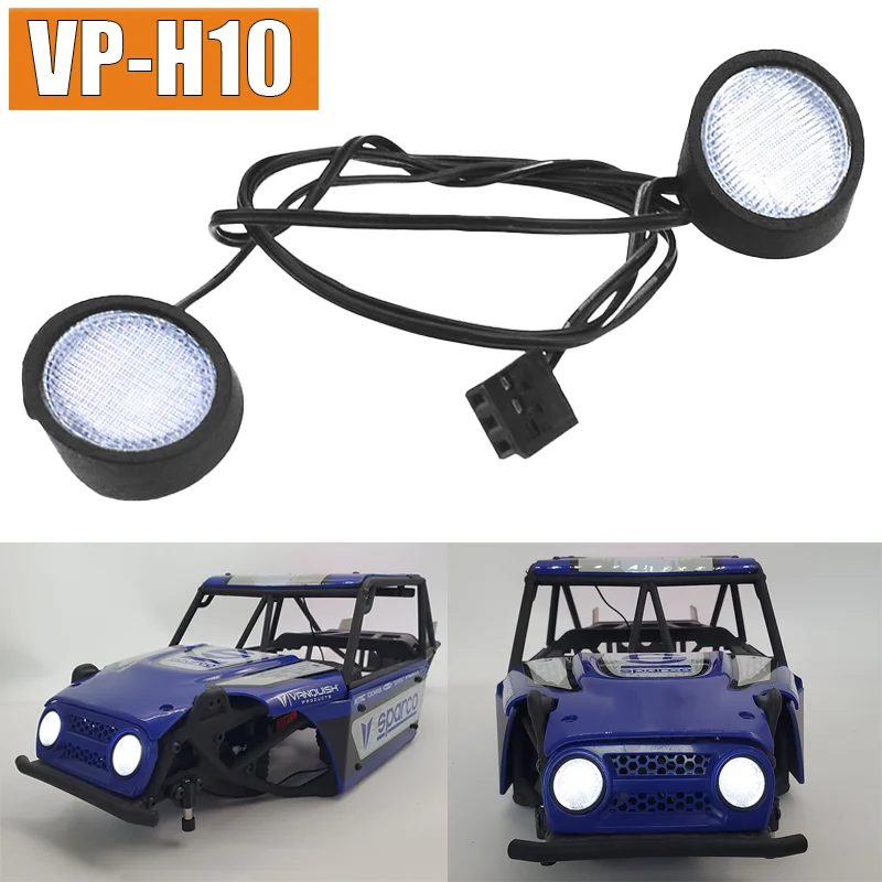 1/10 VP H10 LED 6V Headlight for Vanquish Products OPTIC RC Truck Car DIY