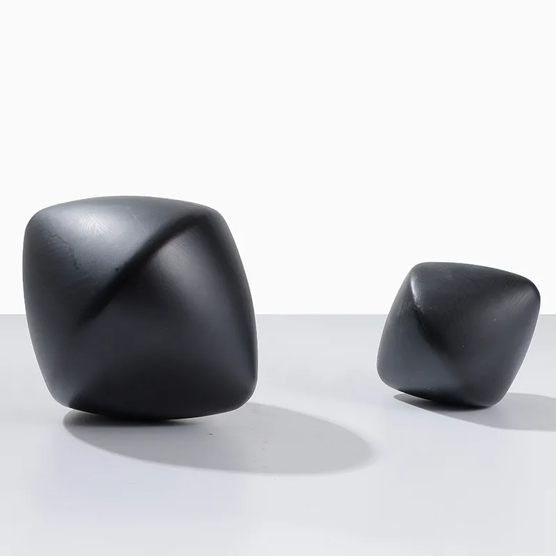 Simple Modern Matte Solid Wood Desktop TV Cabinet Crafts Ornament Model Room Home Furnishing