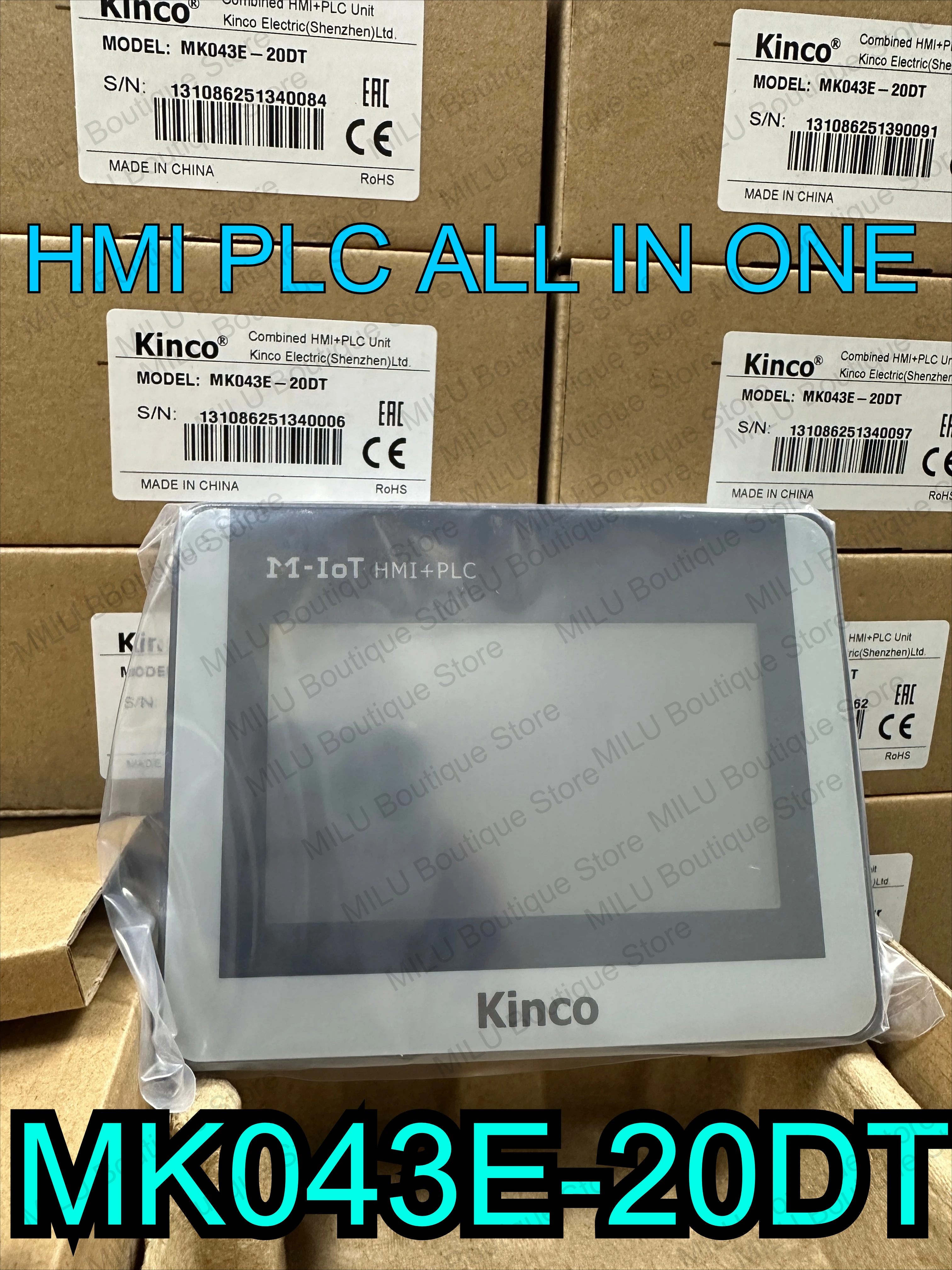 New Original Kinco 4.3Inchs HMI PLC All In One MK043E-20DT Touch Screen With Programmable Controller Integrated Panel in stock