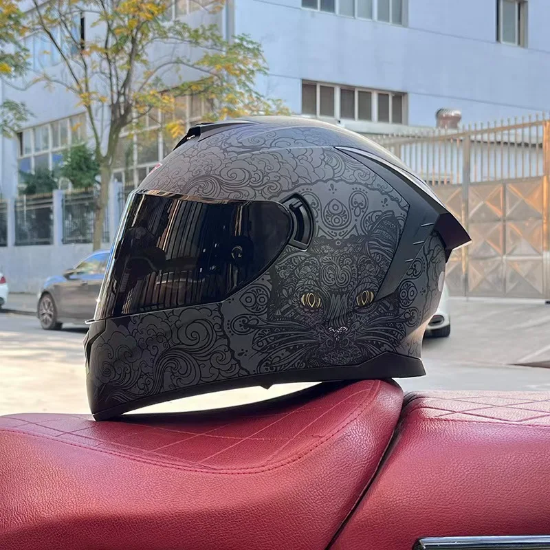 Safety For Motorcycle Scooter Casco Moto Modular Capacetes Helmets Engine Full Face Casco Integral Motorsiklet Kask