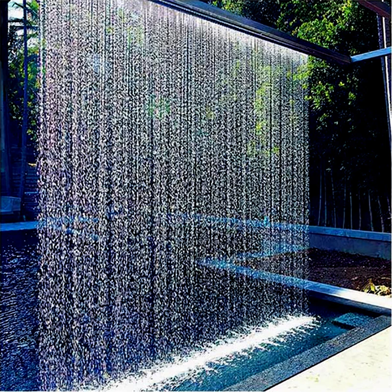 supply stainless steel interior water curtain indoor rain curtain fountain rain curtain water fall