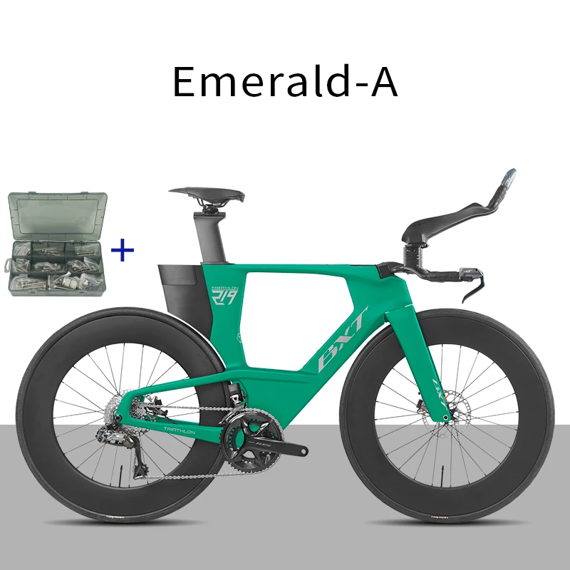 BXT T1000 Carbon TT Bike Triathlon TT Carbon Racefiets met volledig interne bedrading, frame geschikt voor L-TWOO ERX 2×12 speed.