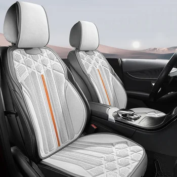 Universal car seat cover soft suede driver seat support cushion breathable non-slip protective mat car interior accessories
