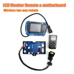 12V 24V 3KW 5KW 8KW podgrzewacz powietrza na olej napędowy Monitor LCD Panel sterowania przełącznikiem zdalnej płyty głównej do samochodu ciężarowego zaawansowane ustawienie