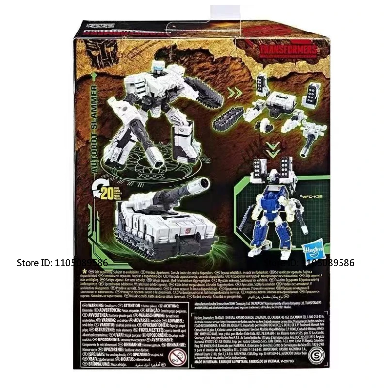 Gloednieuwe originele doos Transformer G1 WFC-K33 Slammer Een beweegbare pop Vakantiegeschenken studio Decoraties Ornamenten Figuur Speelgoed