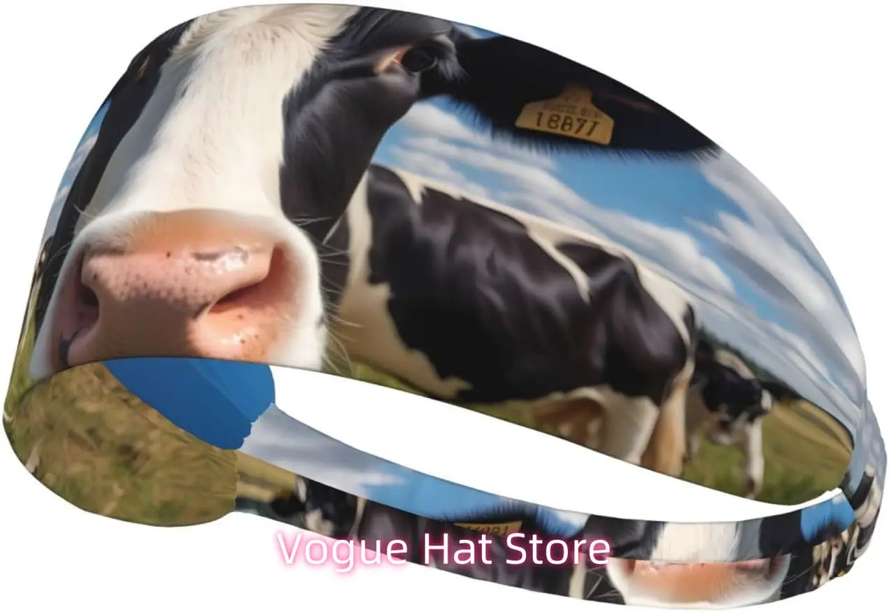 

Elastic Exercise Headband - Soft and Breathable Headband for Running, Cycling, Yoga, and More Robust Cows Picture