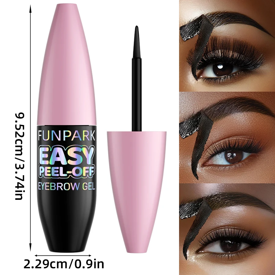 Teinte de tatouage imperméable pour sourcils, 5 couleurs, avec pochoirs, teinte semi-permanente, Gel à sourcils longue durée, maquillage, cadeaux