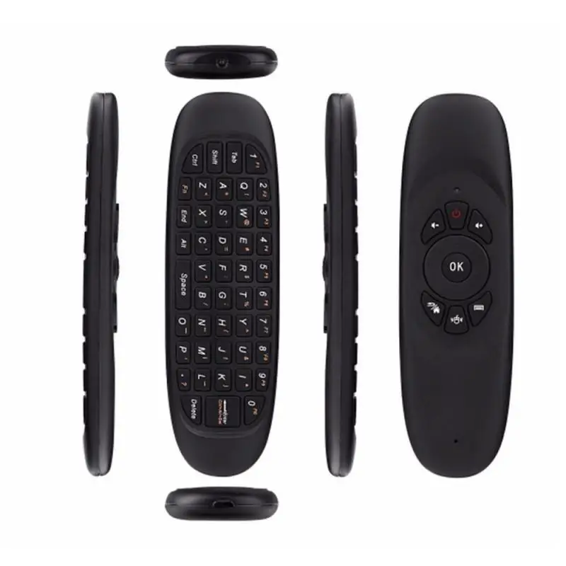 Backlit Version Of The Mini Colorful Keyboard Mouse C120 Wireless Air T10 Backlit Voice Flying Mouse Keyboard Remote Control