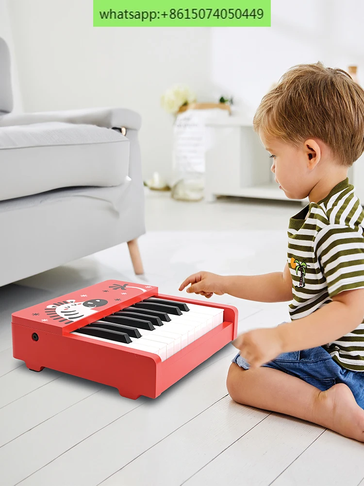 Mini piano for children, baby for girls, birthday gifts, wooden electronic organ for babies and toddlers