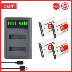 4Pcs NP-BG1 Battery For Sony Cyber-Shot DSC-W100 DSC-WX1 DSC-H50 DSC-H55 DSC-H3 DSC-H7 DSC-H9 DSC-H10 DSC-H20 NP FG1 Npbg1