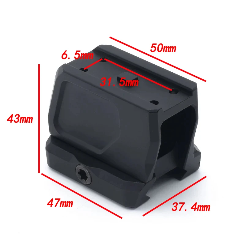 Imagem -02 - Tactical Ark-scope Riser Mount para t2 m5 M5s Romeo5 Hs503 515 530 Visão Red Dot 1.93 Altura