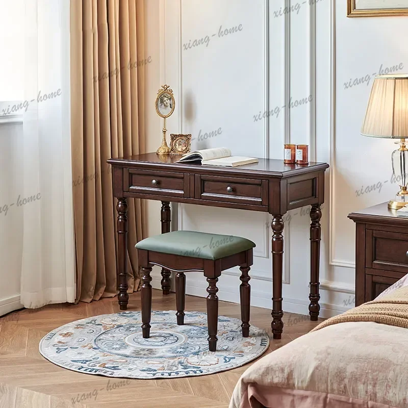 FG Luxury Study Dressing Table Computer Corner Coffee Women Dressing Table Computer Chair Comoda Pra Quarto Postmodern Furniture