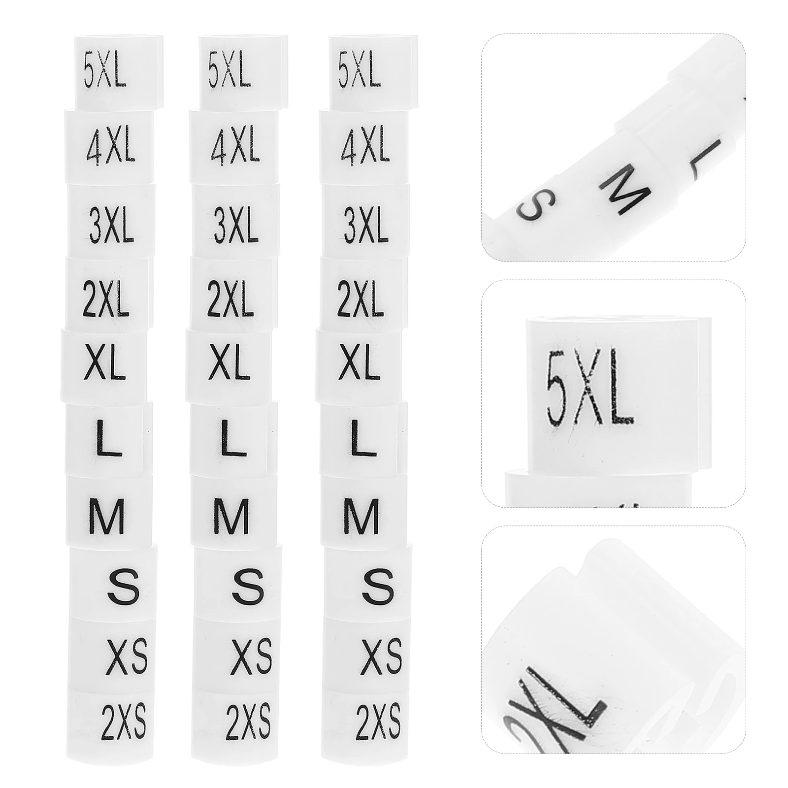 

Size Buckle Clothing Labels Plastic Hanger Hangers Tags Marker Markers Clothes for Racks